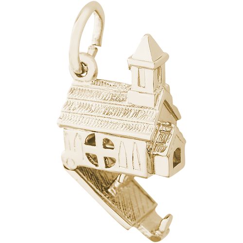 Church Charm Gold Plated - 10-1175