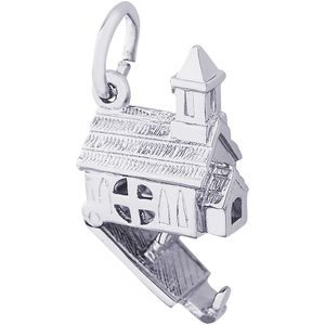 Church Charm Silver - 10-1175