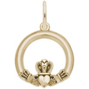 Claddagh Charm 14K Gold - 10-3508