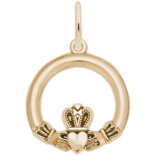 Claddagh Charm Gold Plated - 10-3508
