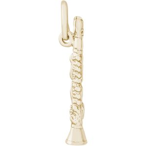 Clarinet Charm Gold Plated - 10-5550