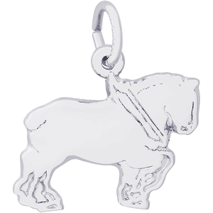 Clydesdale Charm Silver - 10-6492