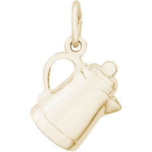 Coffee Pot Charm 10K Gold - 10-0692