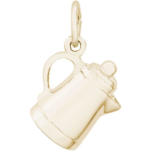 Coffee Pot Charm 14K Gold - 10-0692