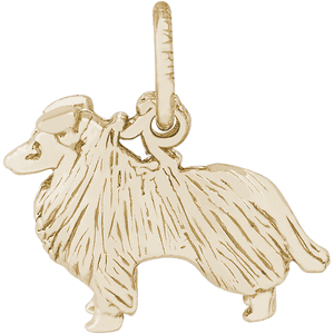 Collie Dog Charm 10K Gold - 10-2403