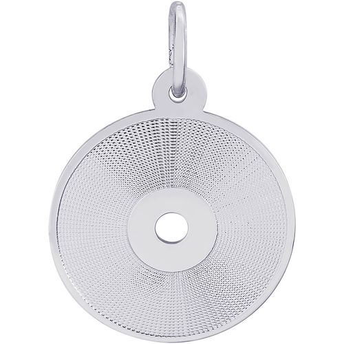 Compact Disc Charm Silver - 10-3459