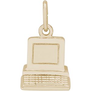 Computer Charm 10K Gold - 10-6235