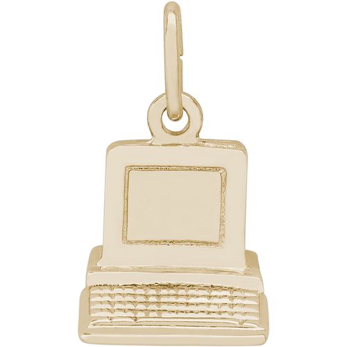 Computer Charm Gold Plated - 10-6235