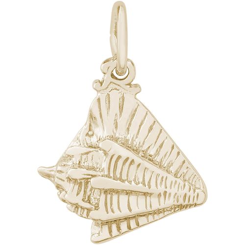 Conch Shell Charm 10K Gold - 10-1748