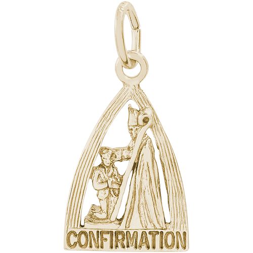 Confirmation Charm Gold Plated - 10-1141
