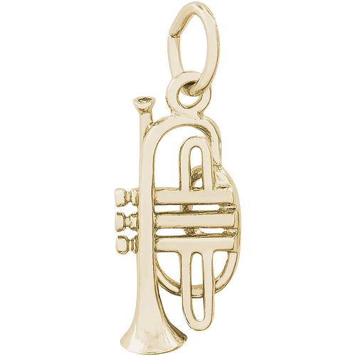 Cornet Charm 10K Gold - 10-7778