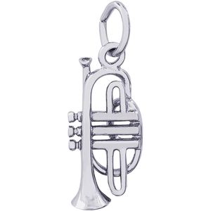 Cornet Charm White Gold - 10-7778