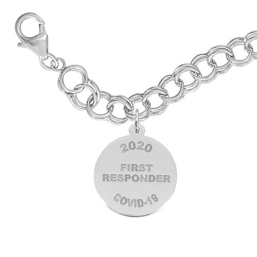 Rembrandt Covid-19 - First Responders Charm  Bracelet Set - 27-7545-117-SS