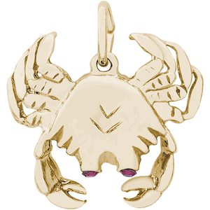 Crab Charm 10K Gold - 10-1516