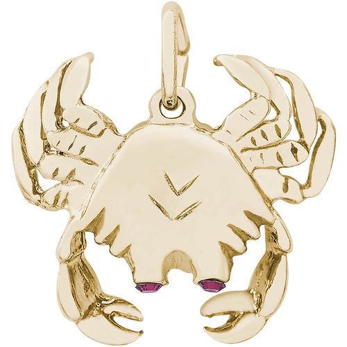Crab Charm Gold Plated - 10-1516