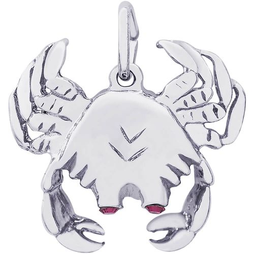 Crab Charm White Gold - 10-1516