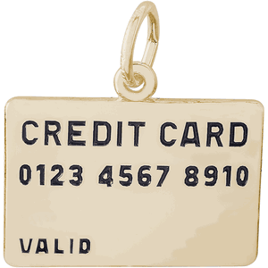 Credit Card Charm 14K Gold - 10-2487