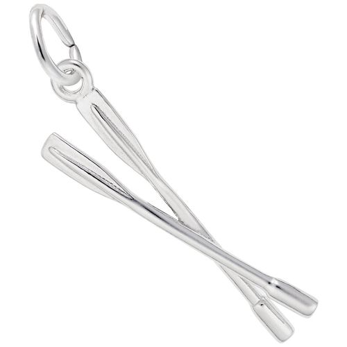 Crew Oars Charm White Gold - 10-3309