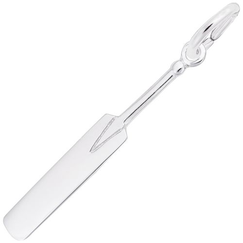 Cricket Paddle Charm Silver - 10-2379