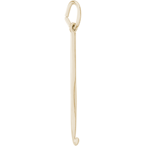 Crochet Hook Charm 10K Gold - 10-4417