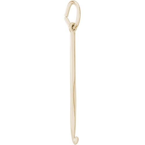 Crochet Hook Charm 14K Gold - 10-4417