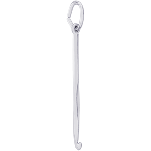 Crochet Hook Charm Silver - 10-4417
