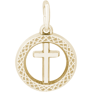 Cross Charm 10K Gold - 10-5163