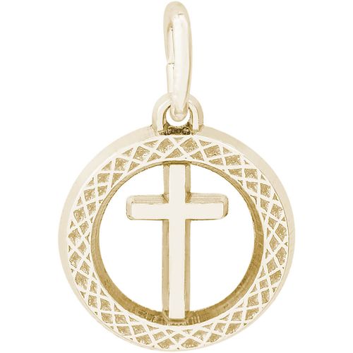 Cross Charm 10K Gold - 10-5163