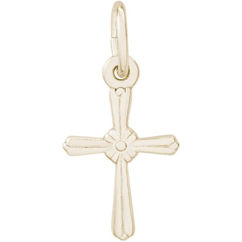 Cross Charm 10K Gold - 10-6004