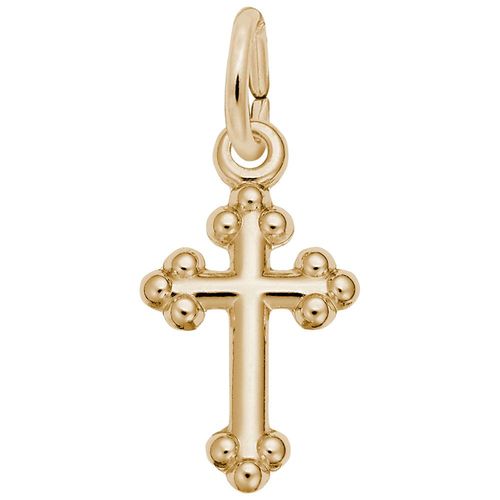 Cross Charm Gold Plated - 10-4433