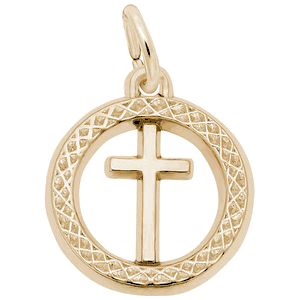 Cross Charm Gold Plated - 10-5163