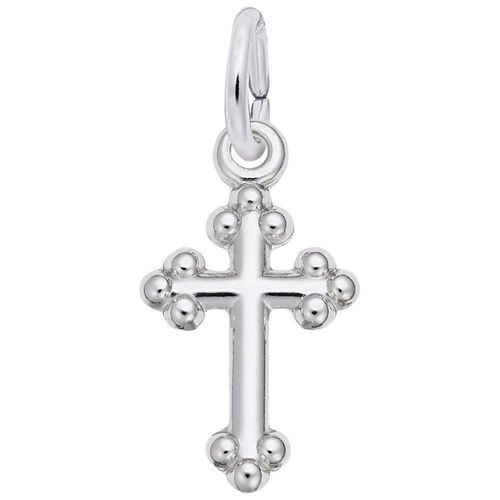 Cross Charm Silver - 10-4433