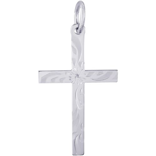 Cross Charm Silver - 10-4906