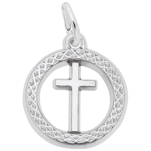 Cross Charm Silver - 10-5163