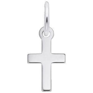Cross Charm White Gold - 10-5560