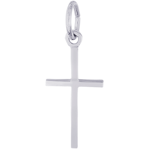 Cross Charm White Gold - 10-4920