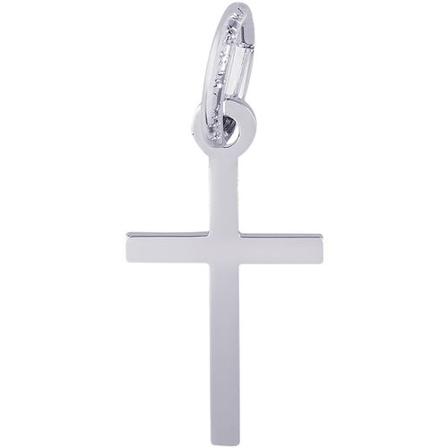 Cross Charm White Gold - 10-4915