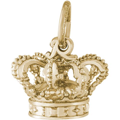 Crown Charm 10K Gold - 10-8250