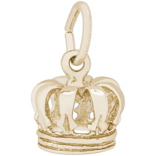 Crown Charm 14K Gold - 10-0119