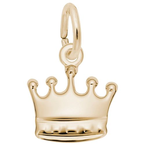Crown Charm Gold Plated - 10-0120