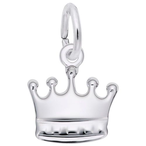 Crown Charm Silver - 10-0120