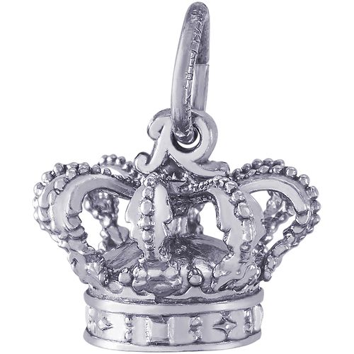 Crown Charm Silver - 10-8250