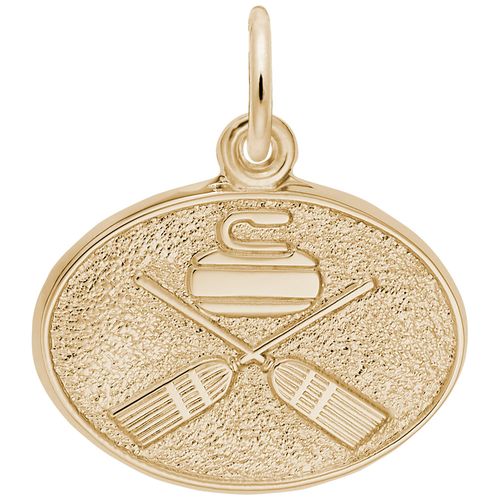 Curling Charm 10K Gold - 10-3403