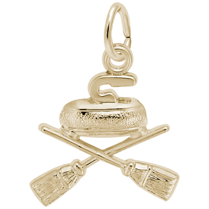 Curling Charm 14K Gold - 10-0628