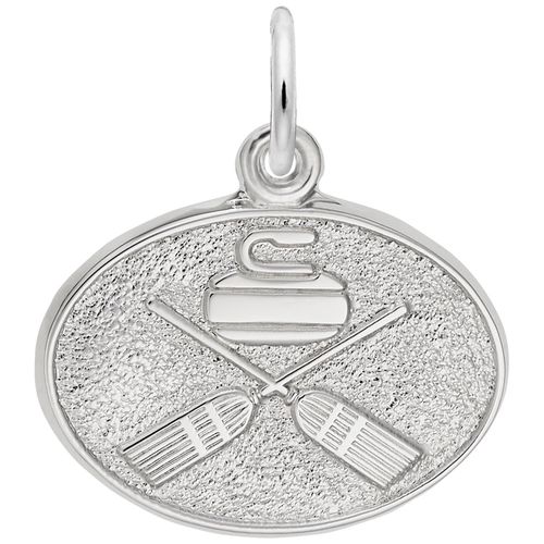 Curling Charm Silver - 10-3403