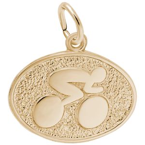 Cyclist Charm 10K Gold - 10-2669
