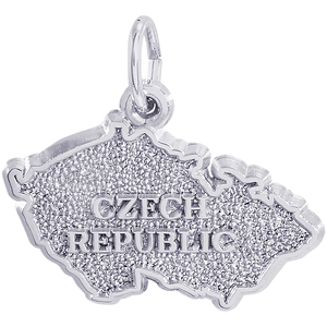Czech Republic Charm Silver - 10-3592