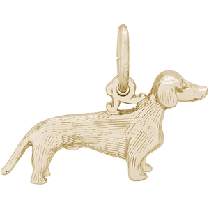 Dachshund Dog Charm 10K Gold - 10-1790