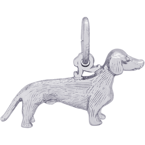 Dachshund Dog Charm Silver - 10-1790