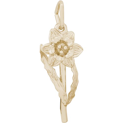 Daffodil Charm 14K Gold - 10-3305